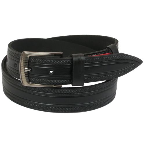 Ремень под джинсы Skipper черный 3,8 см (1122-38)