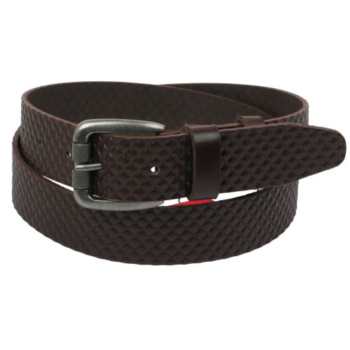 Ремень под джинсы Skipper коричневый 3,8 см (1116-38)