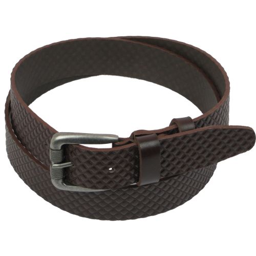 Ремень под джинсы Skipper коричневый 3,8 см (1116-38)