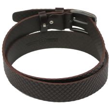 Ремень под джинсы Skipper коричневый 3,8 см (1116-38)