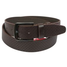 Ремень под джинсы Skipper коричневый 3,8 см (1118-38)