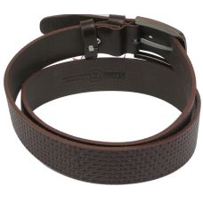 Ремень под джинсы Skipper коричневый 3,8 см (1118-38)