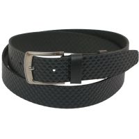 Ремень под джинсы Skipper черный 3,8 см (1089-38)