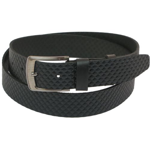 Ремень под джинсы Skipper черный 3,8 см (1089-38)