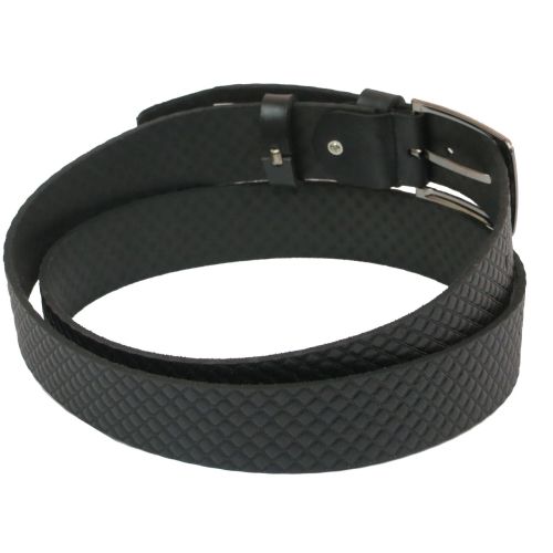 Ремень под джинсы Skipper черный 3,8 см (1089-38)