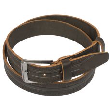 Ремень под джинсы Skipper коричневый 3,8 см (1137-38)