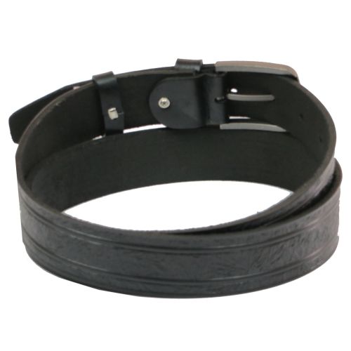 Ремень под джинсы Skipper черный 3,8 см (1142-38)