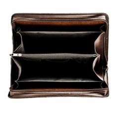 Деловая папка Амо из искусственной кожи коричневая