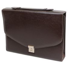 Деловая папка Jpb из эко кожи коричневая