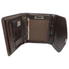 Деловая папка Jpb из эко кожи коричневая