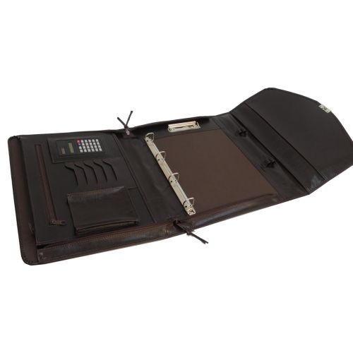 Деловая папка Jpb из эко кожи коричневая