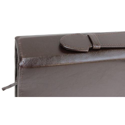 Деловая папка Jpb из эко кожи коричневая