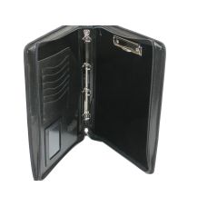 Папка деловая A4 JPB из эко-кожи 37х26х5 см Черная