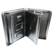 Папка деловая AMO A4 из эко-кожи 37,5×26×4,5 см Черная