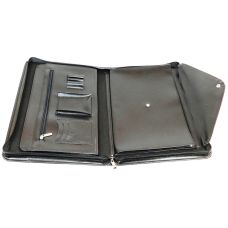 Папка деловая AMO A4 из эко-кожи 37,5×26×4,5 см Черная