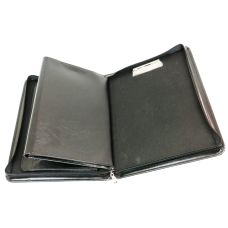 Папка деловая AMO A4 из эко-кожи 37,5×26×4,5 см Черная