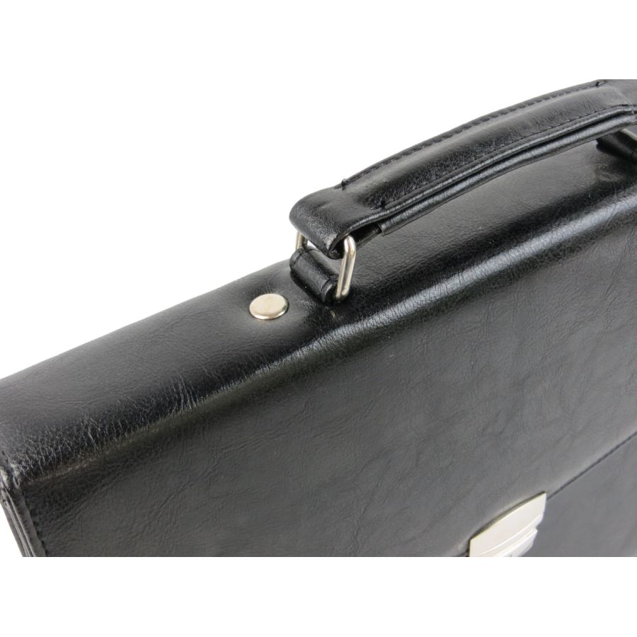 Небольшой мужской портфель из искусственной кожи Exclusive, Украина черный