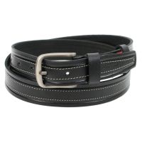 Мужской кожаный ремень для джинс Skipper