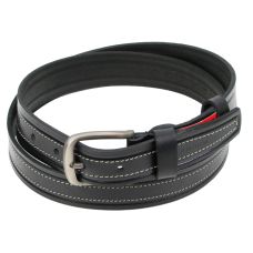 Мужской кожаный ремень для джинс Skipper