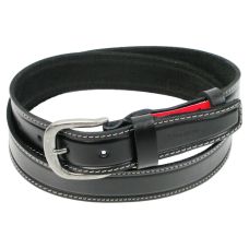 Кожаный мужской ремень для джинс Skipper