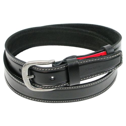 Кожаный мужской ремень для джинс Skipper