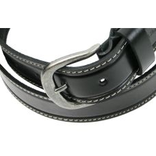 Кожаный мужской ремень для джинс Skipper