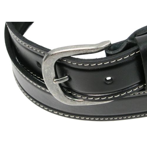 Кожаный мужской ремень для джинс Skipper