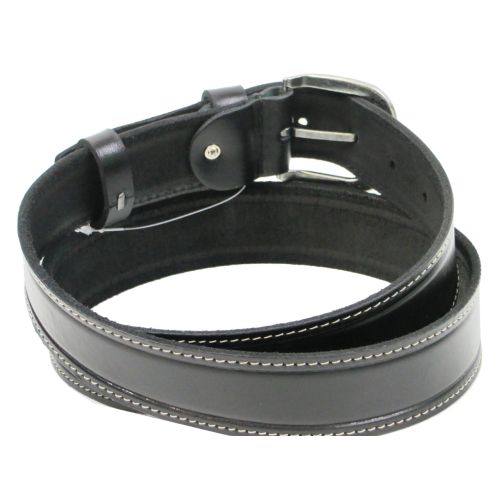 Кожаный мужской ремень для джинс Skipper