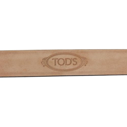 Женский кожаный ремень Tod's, Италия,  черный