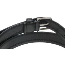 Женский кожаный ремень Farnese, Италия, черный