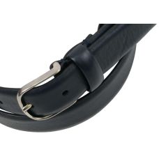 Женский кожаный ремень, пояс Farnese, Италия,  синий