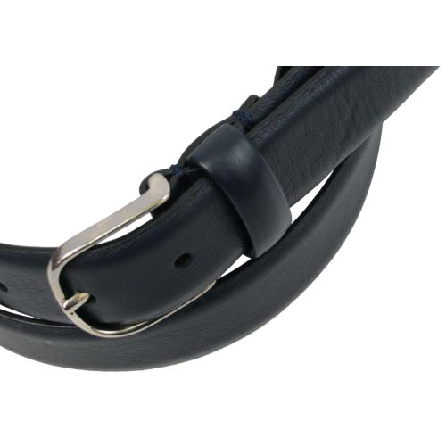 Женский кожаный ремень, пояс Farnese, Италия,  синий