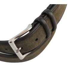 Женский замшевый ремень Farnese, Италия, серый