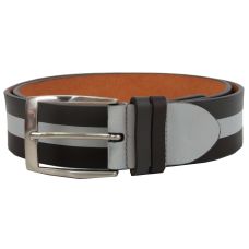 Женский кожаный ремень Farnese, Италия, коричневый с серым