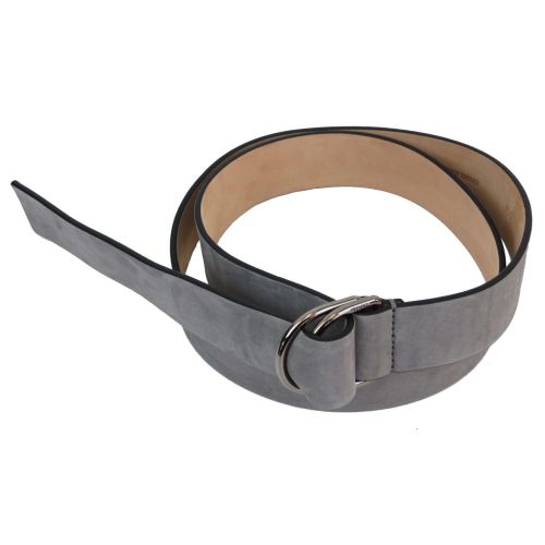 Женский ремень из нубука Tod's, Италия,  светло серый