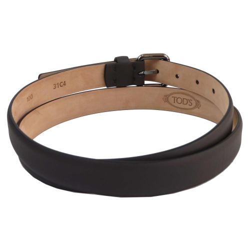 Женский кожаный ремень Tod's, Италия,  серый