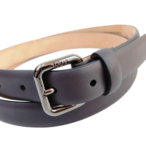 Женский кожаный ремень Tod's, Италия,  серый