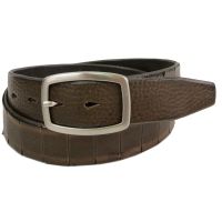 Женский кожаный ремень Farnese Италия коричневый (SFA431)