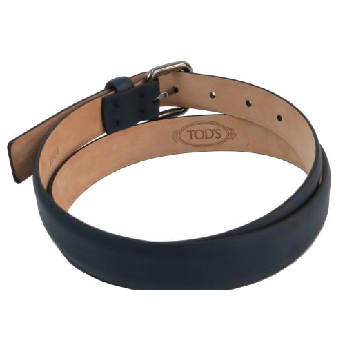 Женский кожаный ремень Tod's, Италия, синий