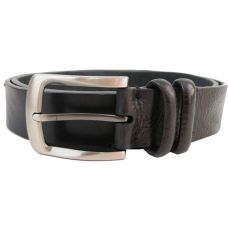 Женский кожаный пояс, ремень Farnese, Италия,  черный