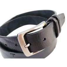 Женский кожаный пояс, ремень Farnese, Италия,  черный