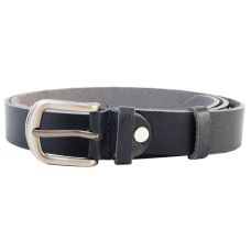 Женский кожаный ремень Skipper темно синий 2,5 см