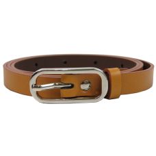 Женский кожаный ремень 1,5 см Rovicky коричневый