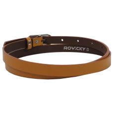 Женский кожаный ремень 1,5 см Rovicky коричневый