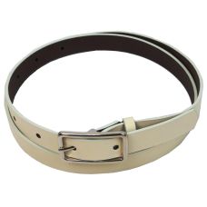 Женский кожаный ремень 2 см Rovicky белый