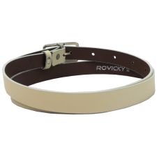 Женский кожаный ремень 2 см Rovicky белый