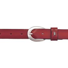 Женский кожаный ремень Mustang, Германия красный 2,5 см