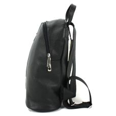 Рюкзак женский Borsacomoda из натуральной кожи 14 л 31×34×14 см Черный