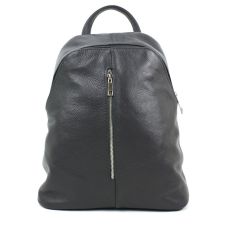 Рюкзак женский Borsacomoda из натуральной кожи 14 л 31×34×14 см Темно-серый