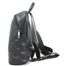 Рюкзак женский Borsacomoda из натуральной кожи 14 л 31×34×14 см Темно-серый